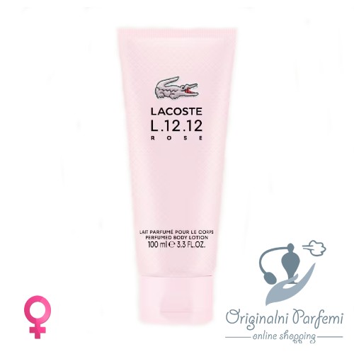 Lacoste L.12.12 Rose Body Lotion 100ml