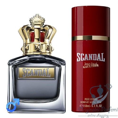 Jean Paul Gaultier Scandal Pour Homme Set 100ml+deo150ml