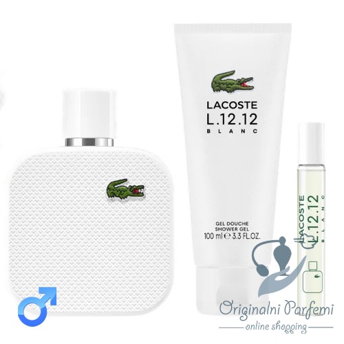 Lacoste L.12.12 Eau de Parfum Blanc Set 100+100+7,5ml