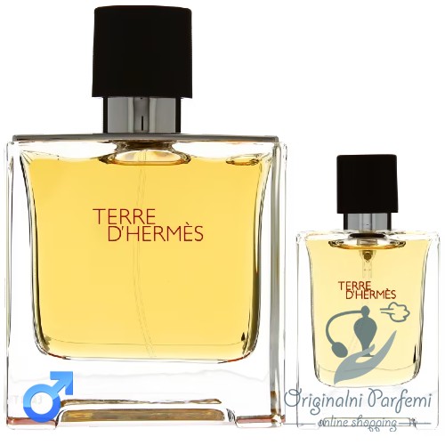 Hermes Terre d'Hermes Parfum Set 75ml+12,5ml